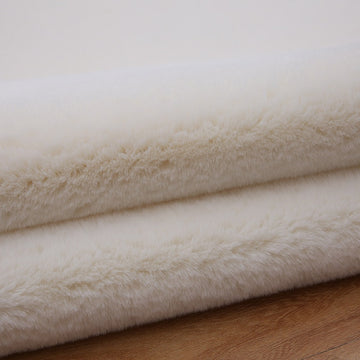 Fluffy Rabbit Fur Rug