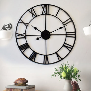 Retro Style Roman Clock